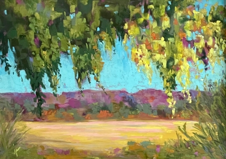 Davis Mountains View by artist Joycelyn Schedler